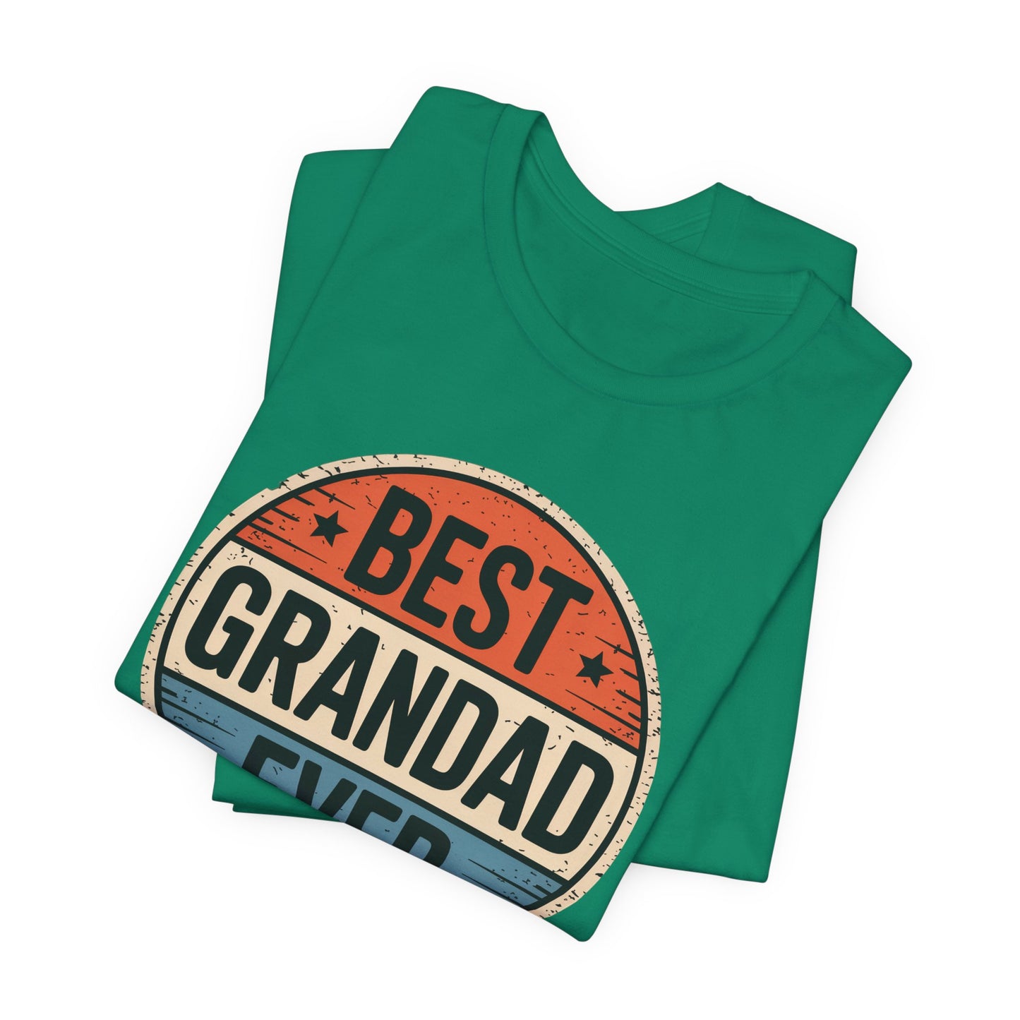 Best Grandad Ever Retro T-Shirt, Vintage Style Fathers Day Gift