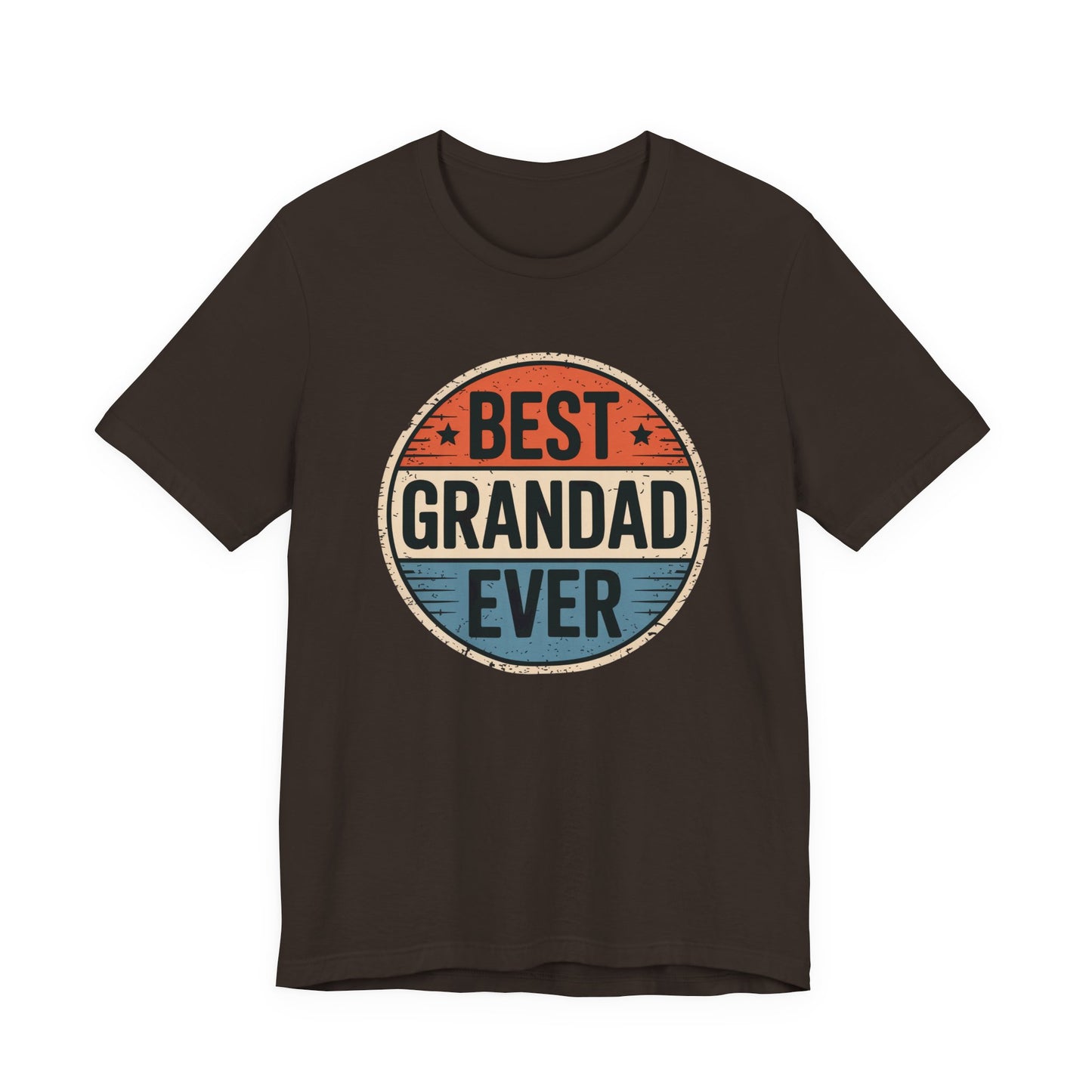Best Grandad Ever Retro T-Shirt, Vintage Style Fathers Day Gift