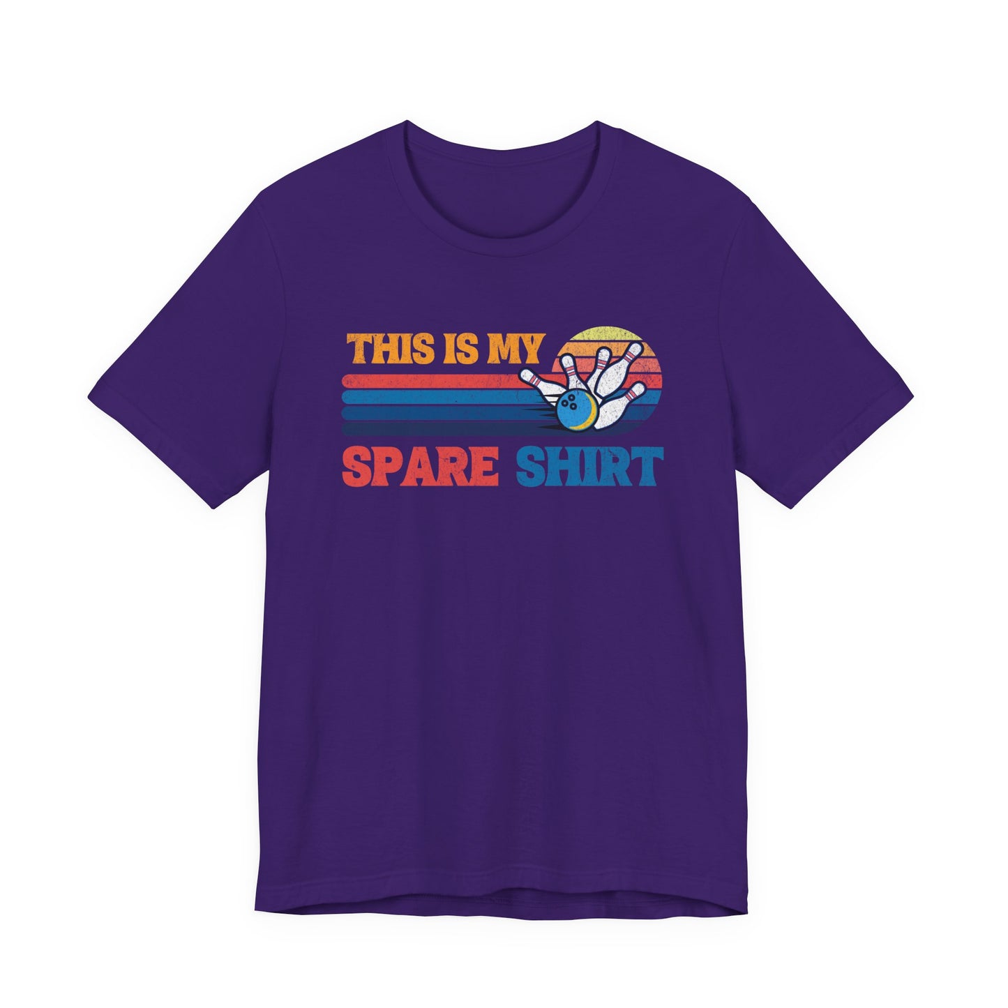 This Is My Spare Shirt Bowler Tee | Bowling Retro Logo