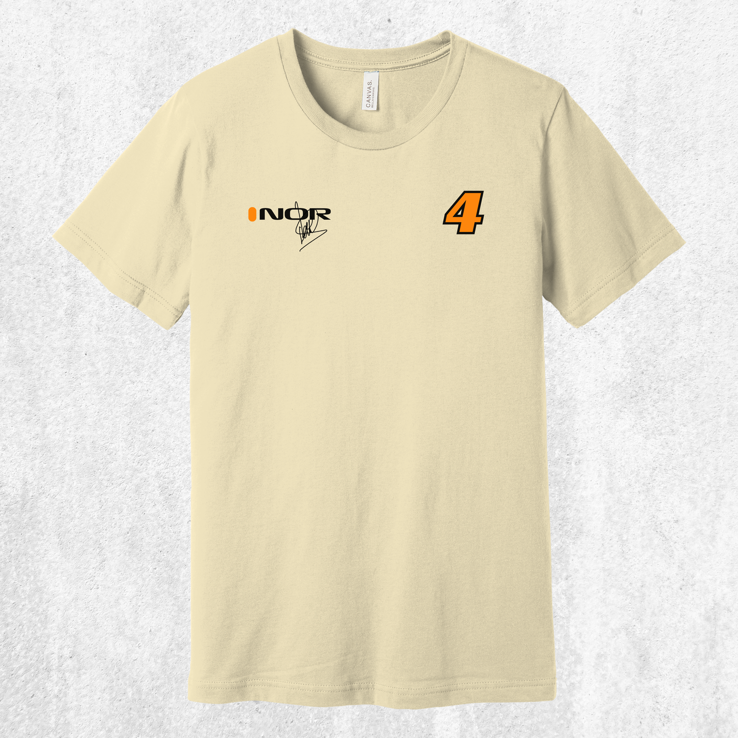 Lando Norris F1 Signature Tee — NOR #4 Race Fan T‑Shirt