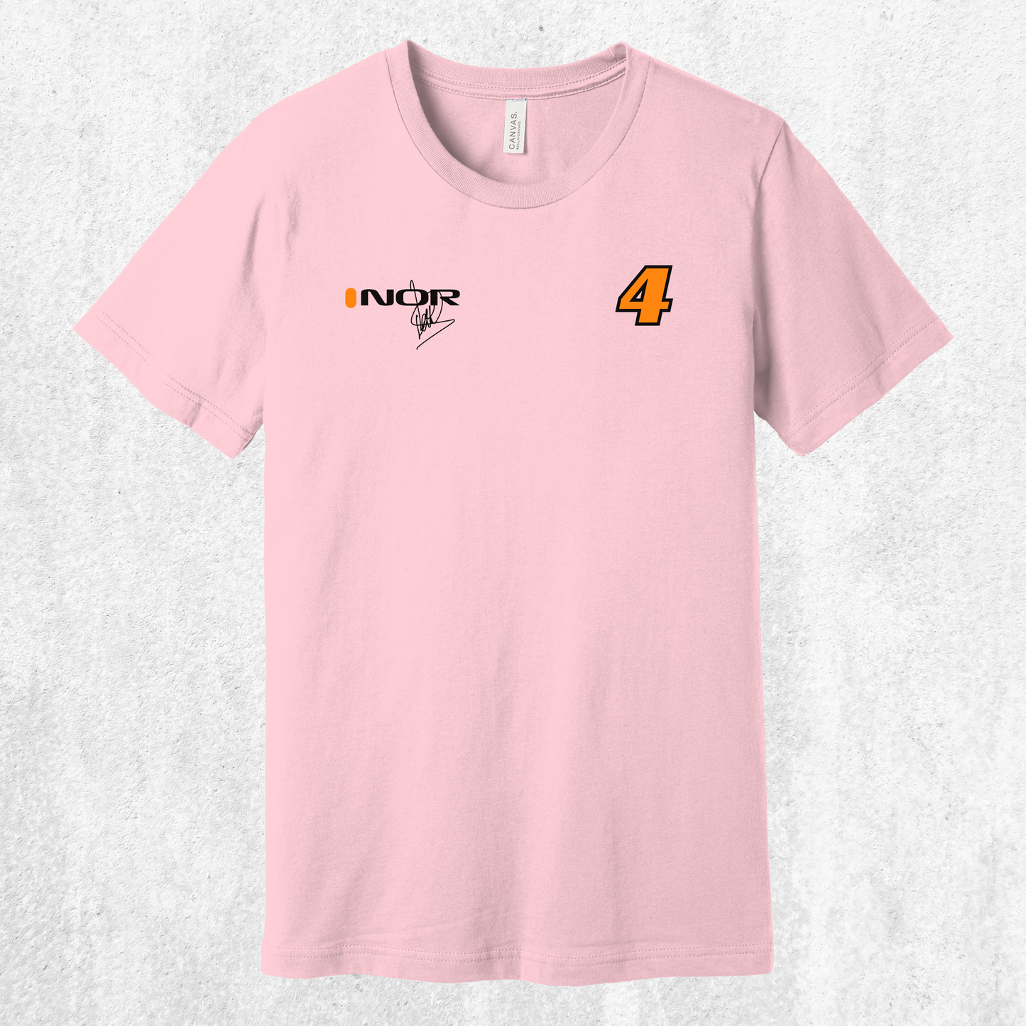 Lando Norris F1 Signature Tee — NOR #4 Race Fan T‑Shirt