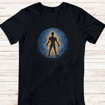 Life Breaks Us Teft, Then We Fill the Cracks with Something Stronger - Unisex Softstyle T-Shirt