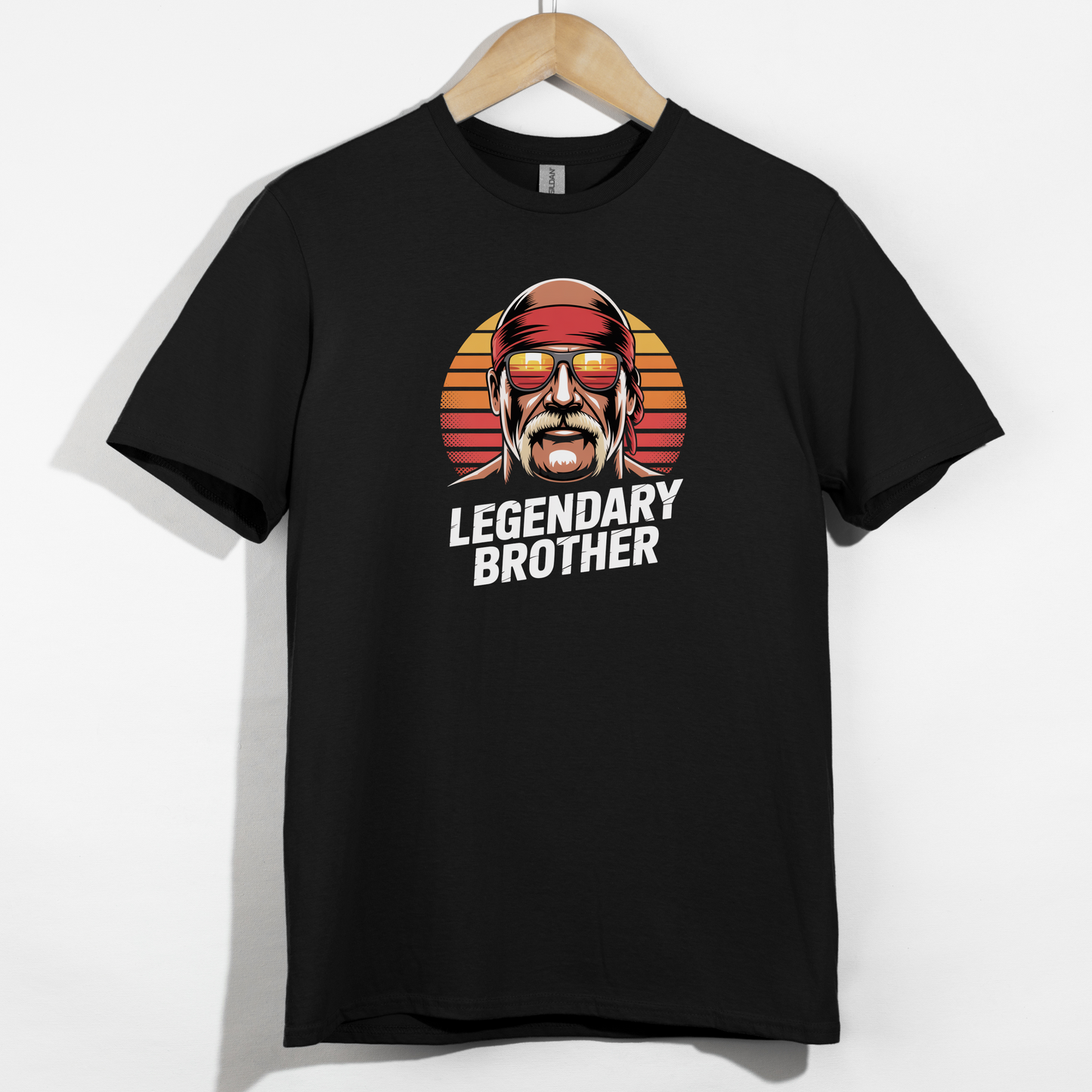 Legendary Brother T-Shirt | Funny Retro Wrestling Style Brother Gift | Birthday or Christmas Shirt for Sibling