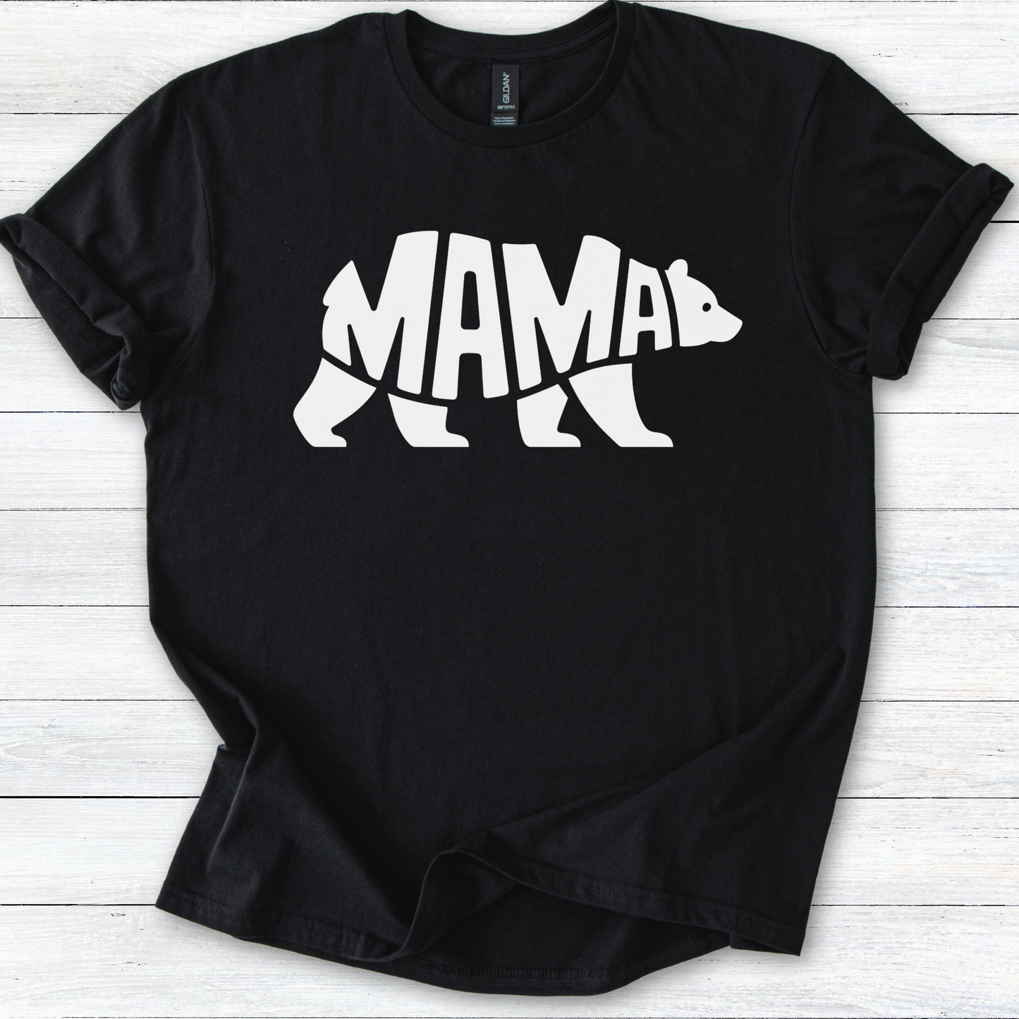 Mama Bear T-Shirt, Graphic Tee for Moms, Cute Unisex Shirt, Bold Mother's Day Gift, Softstyle Tee for Her