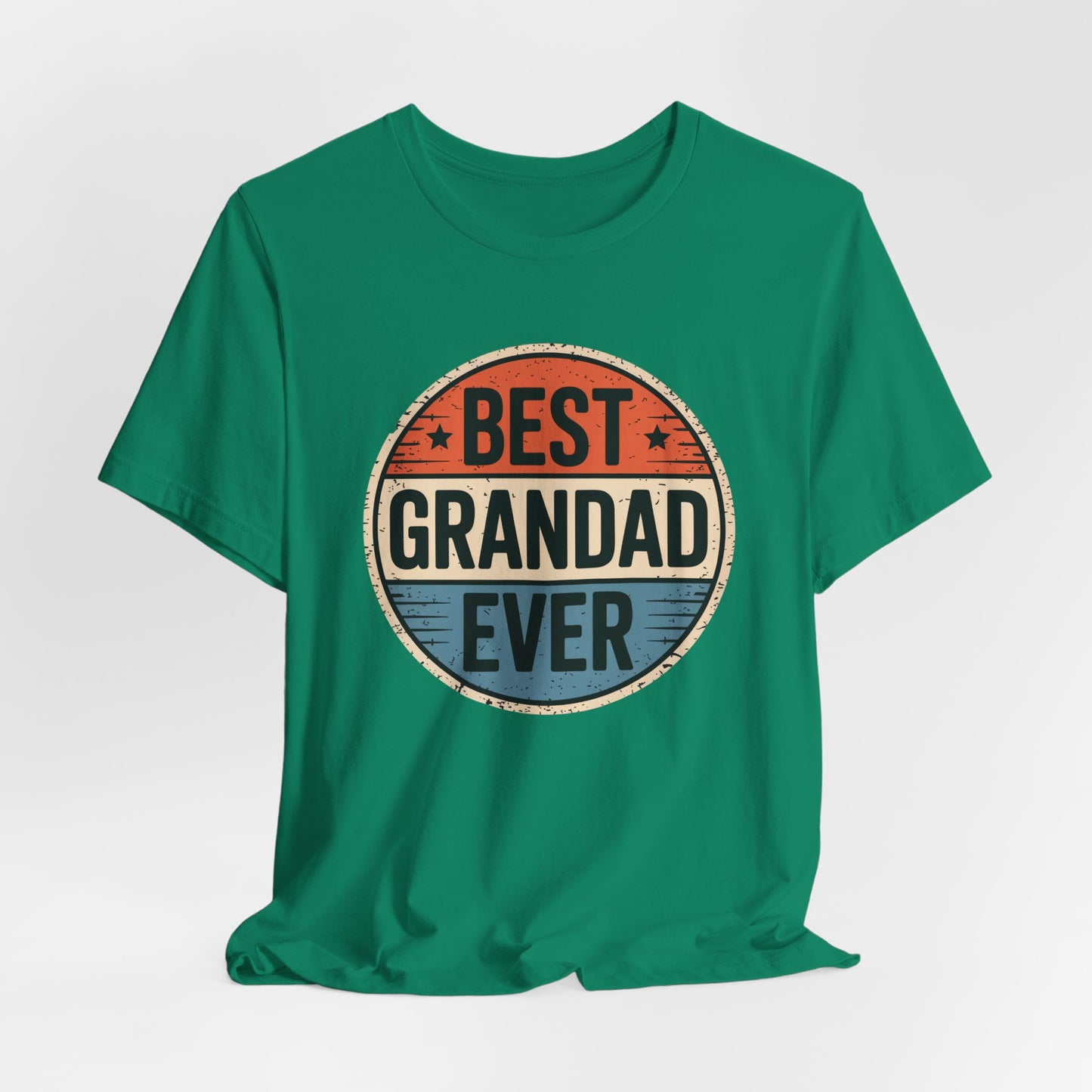 Best Grandad Ever Retro T-Shirt, Vintage Style Fathers Day Gift