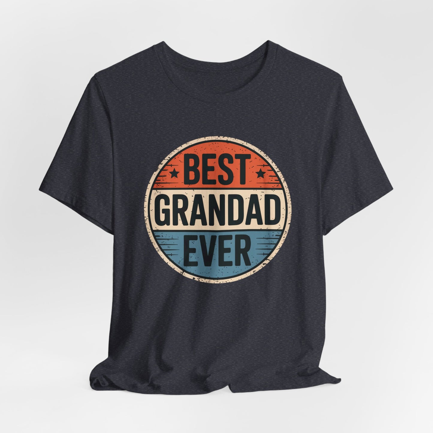 Best Grandad Ever Retro T-Shirt, Vintage Style Fathers Day Gift