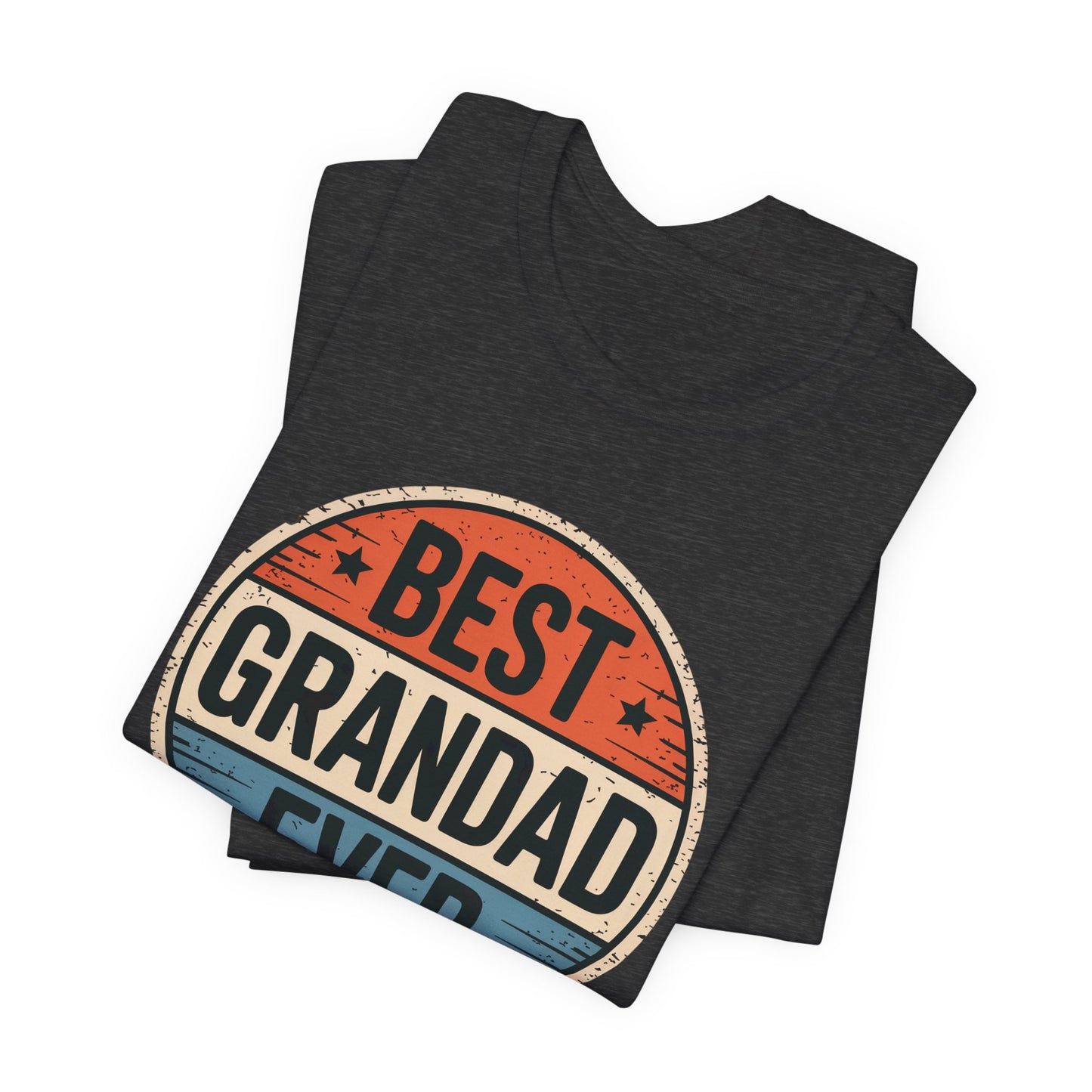 Best Grandad Ever Retro T-Shirt, Vintage Style Fathers Day Gift