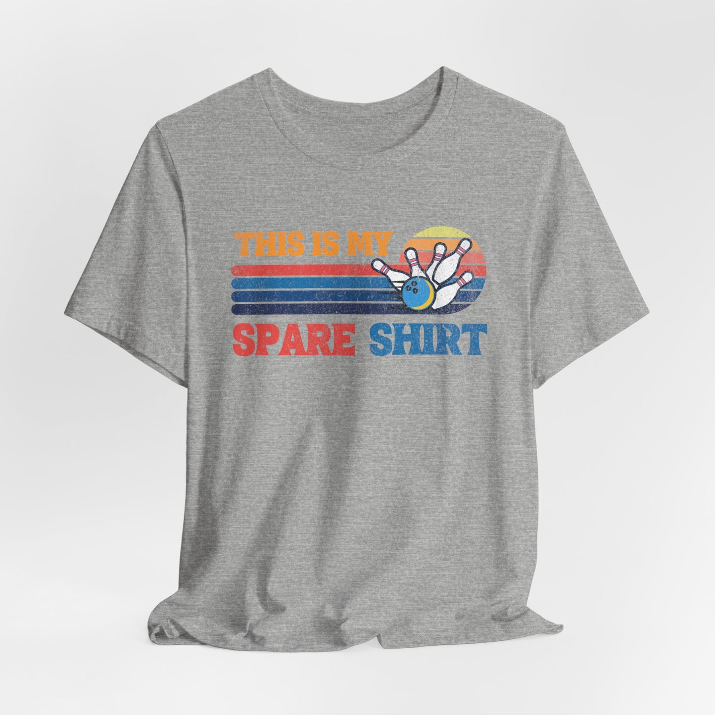 This Is My Spare Shirt Bowler Tee | Bowling Retro Logo