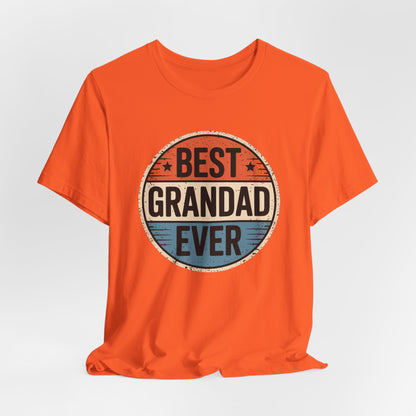 Best Grandad Ever Retro T-Shirt, Vintage Style Fathers Day Gift