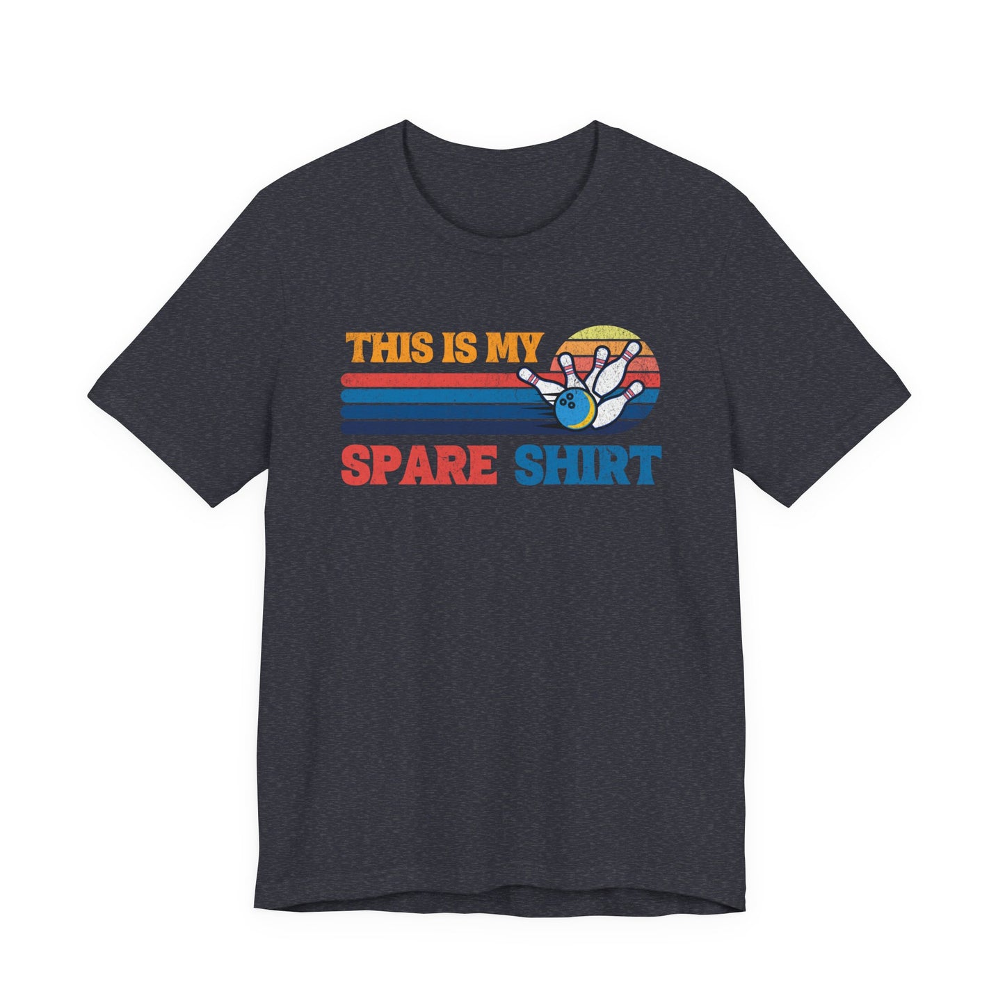 This Is My Spare Shirt Bowler Tee | Bowling Retro Logo