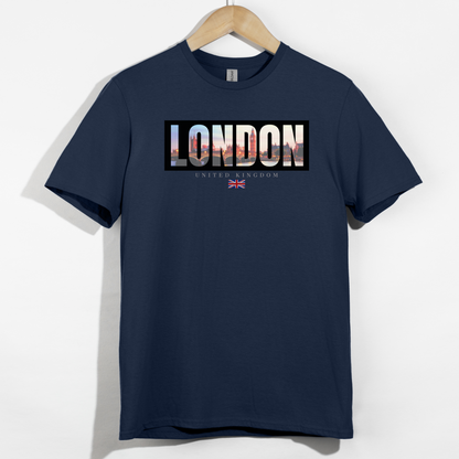 London Skyline Shirt: England Flag, London Travel Gift