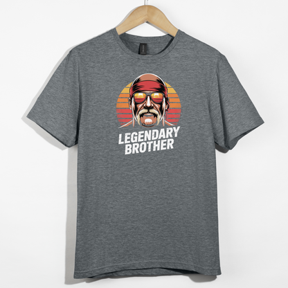 Legendary Brother T-Shirt | Funny Retro Wrestling Style Brother Gift | Birthday or Christmas Shirt for Sibling
