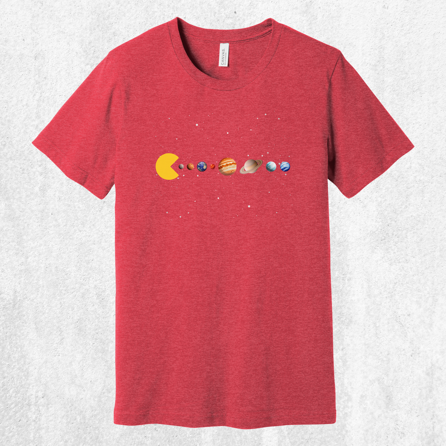 Eating The Solar System Tee | Space Video Game Planets