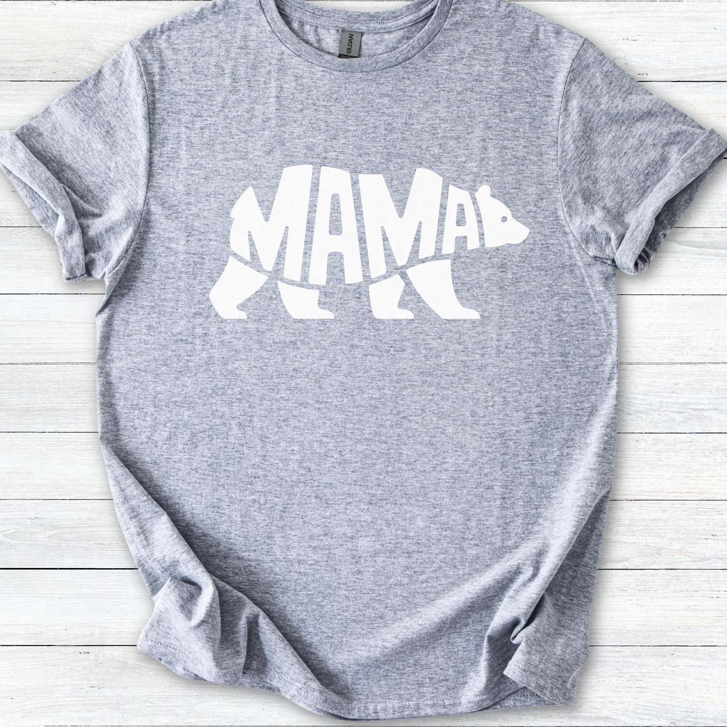 Mama Bear T-Shirt, Graphic Tee for Moms, Cute Unisex Shirt, Bold Mother's Day Gift, Softstyle Tee for Her