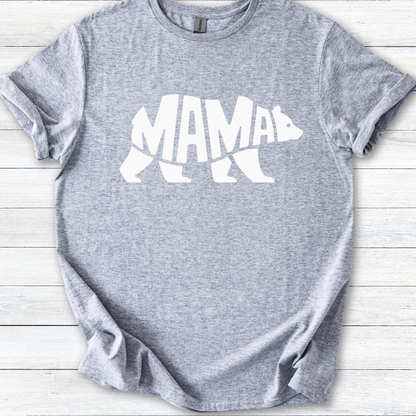 Mama Bear T-Shirt, Graphic Tee for Moms, Cute Unisex Shirt, Bold Mother's Day Gift, Softstyle Tee for Her