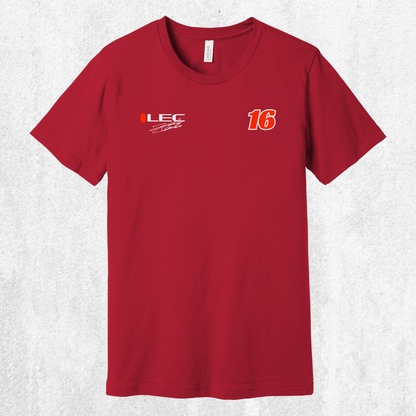 Charles Leclerc Signature F1 Tee — Formula 1 Racing T‑Shirt for Fans