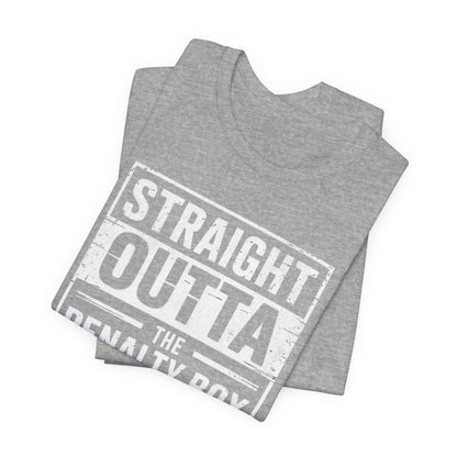 Straight Outta The Penalty Box Ice Hockey Shirt | Hockey Mask & Sticks Tee