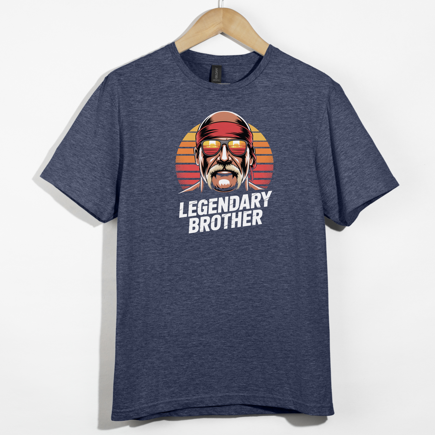 Legendary Brother T-Shirt | Funny Retro Wrestling Style Brother Gift | Birthday or Christmas Shirt for Sibling