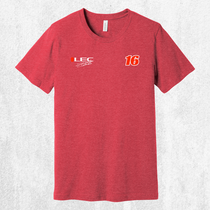 Charles Leclerc Signature F1 Tee — Formula 1 Racing T‑Shirt for Fans