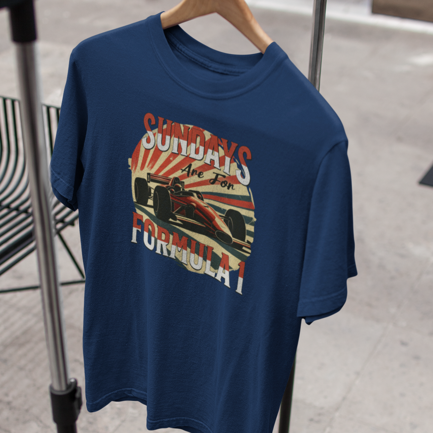 Formula 1 T-Shirt, Sundays are for Formula 1, Retro F1 Graphic Tee, Classic Race Car, Motorsport Enthusiast Gift, F1 Gift
