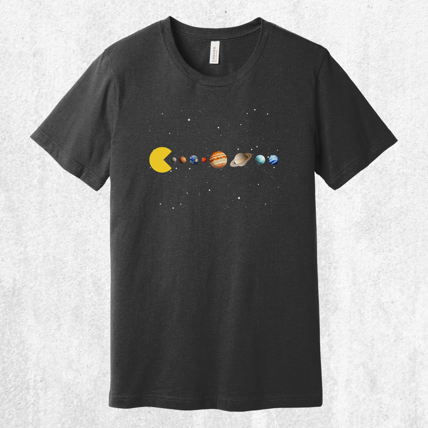 Eating The Solar System Tee | Space Video Game Planets