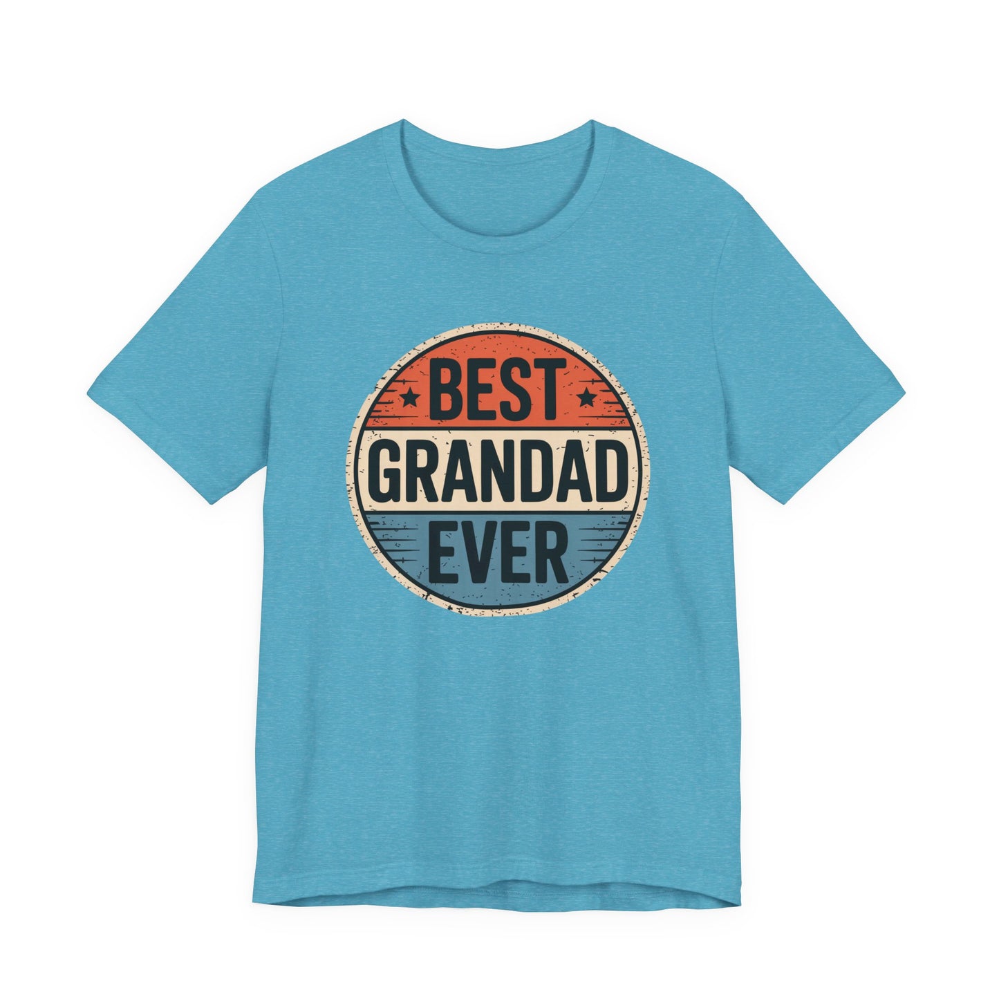 Best Grandad Ever Retro T-Shirt, Vintage Style Fathers Day Gift