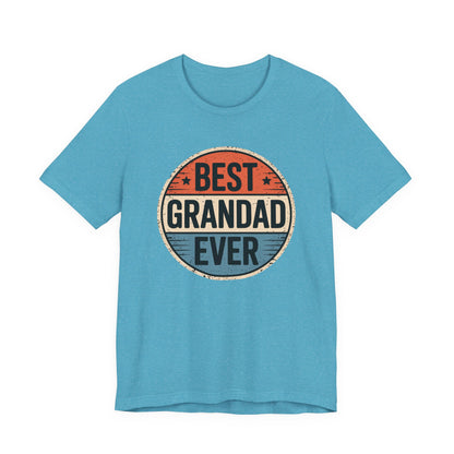 Best Grandad Ever Retro T-Shirt, Vintage Style Fathers Day Gift