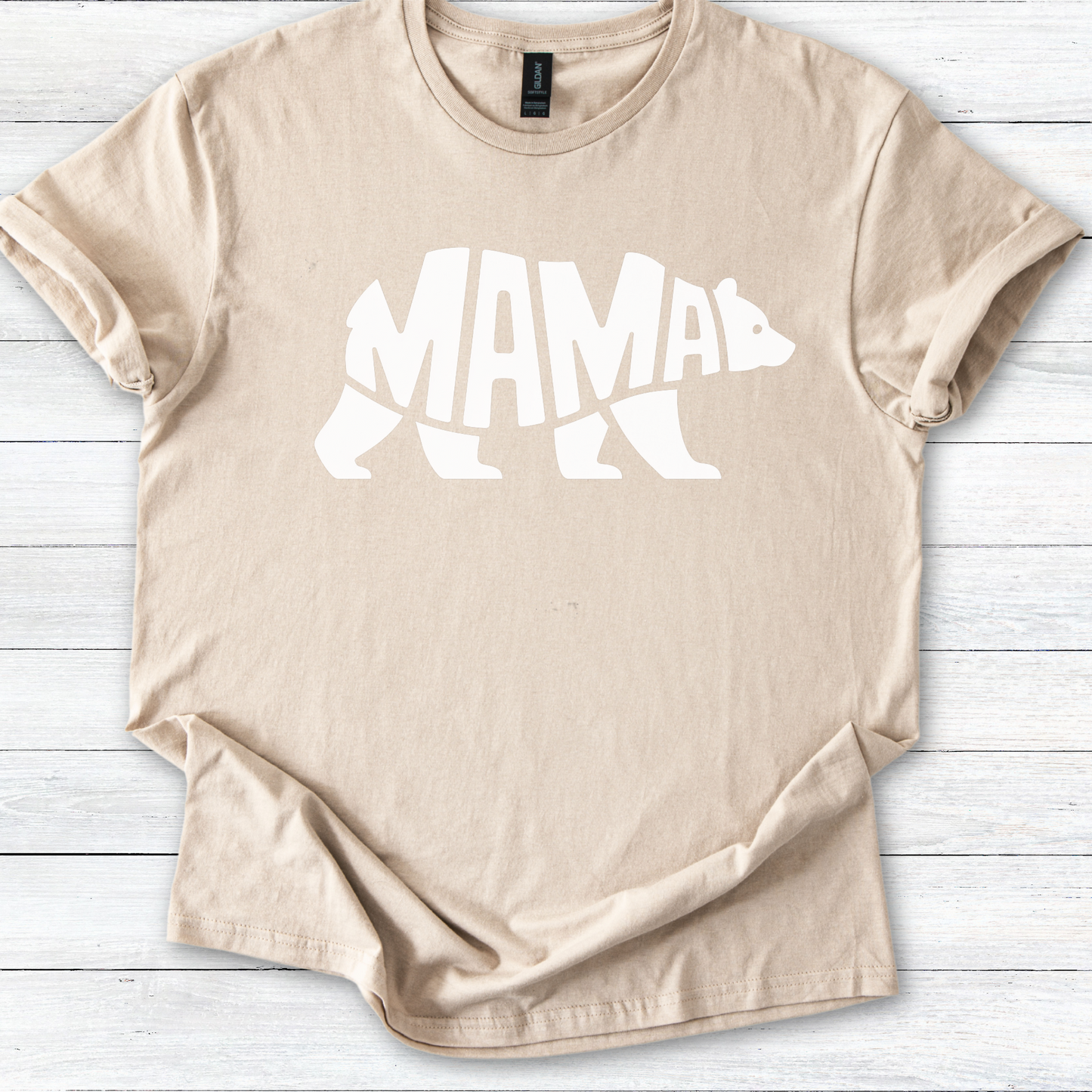 Mama Bear T-Shirt, Graphic Tee for Moms, Cute Unisex Shirt, Bold Mother's Day Gift, Softstyle Tee for Her