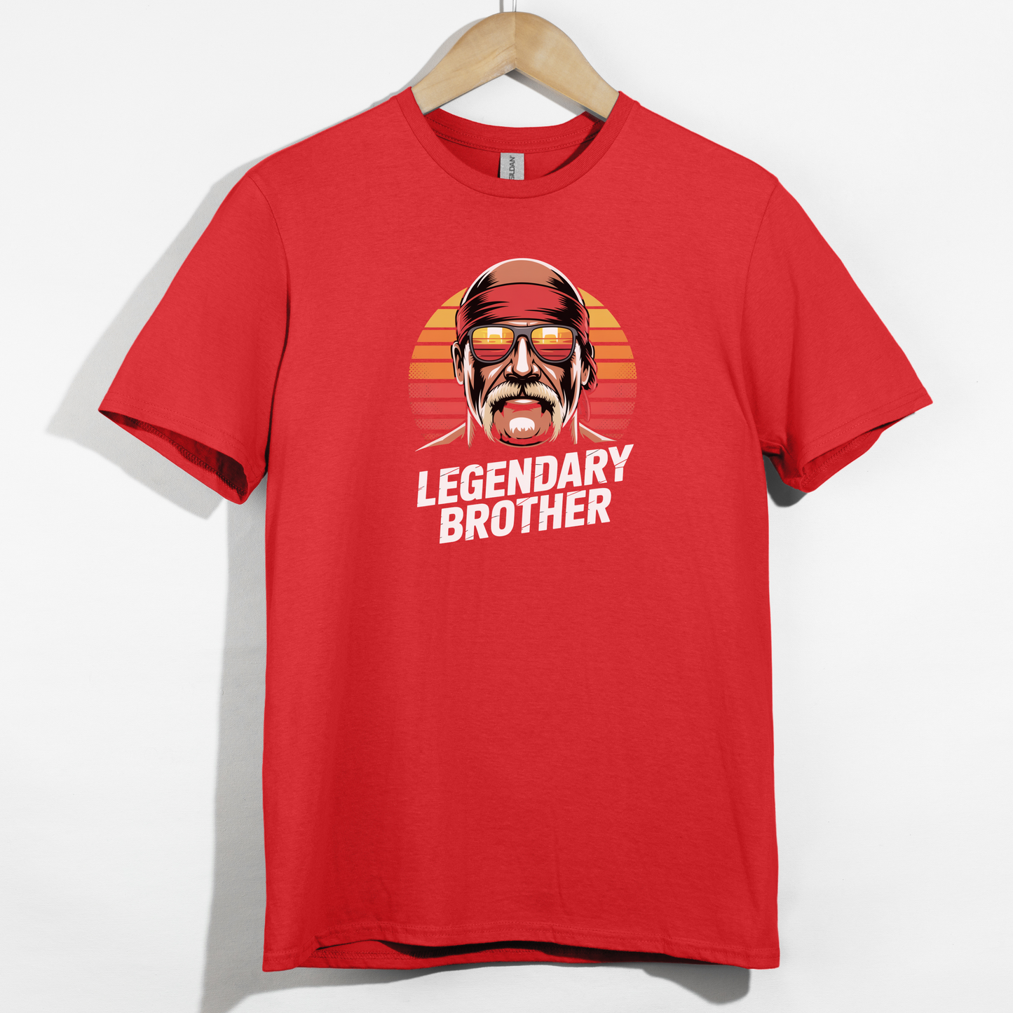 Legendary Brother T-Shirt | Funny Retro Wrestling Style Brother Gift | Birthday or Christmas Shirt for Sibling