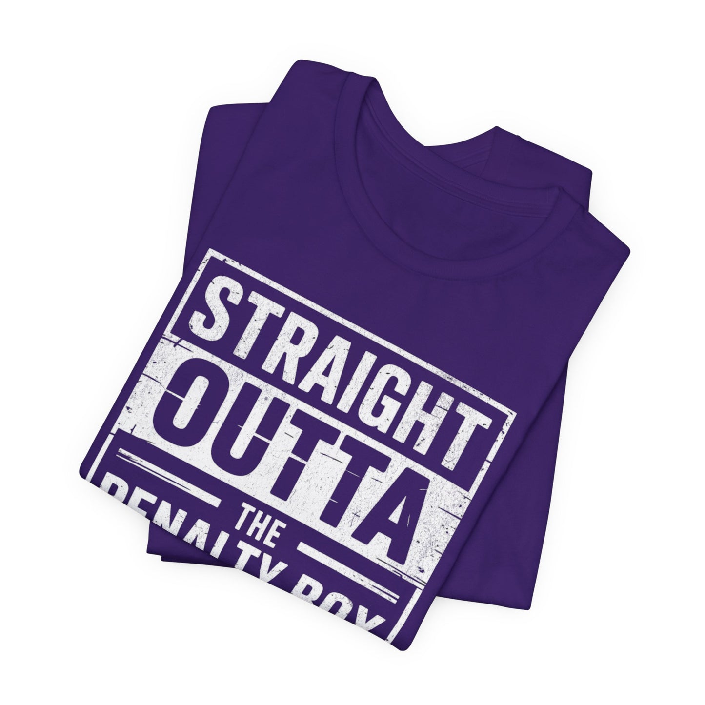 Straight Outta The Penalty Box Ice Hockey Shirt | Hockey Mask & Sticks Tee