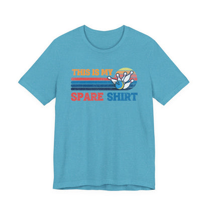 This Is My Spare Shirt Bowler Tee | Bowling Retro Logo