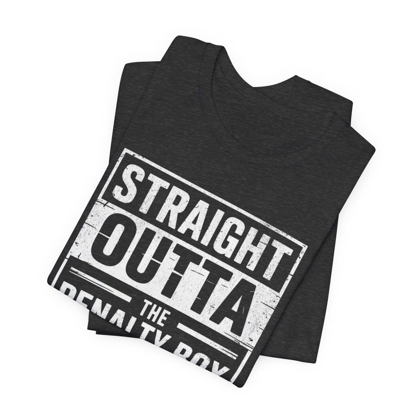 Straight Outta The Penalty Box Ice Hockey Shirt | Hockey Mask & Sticks Tee