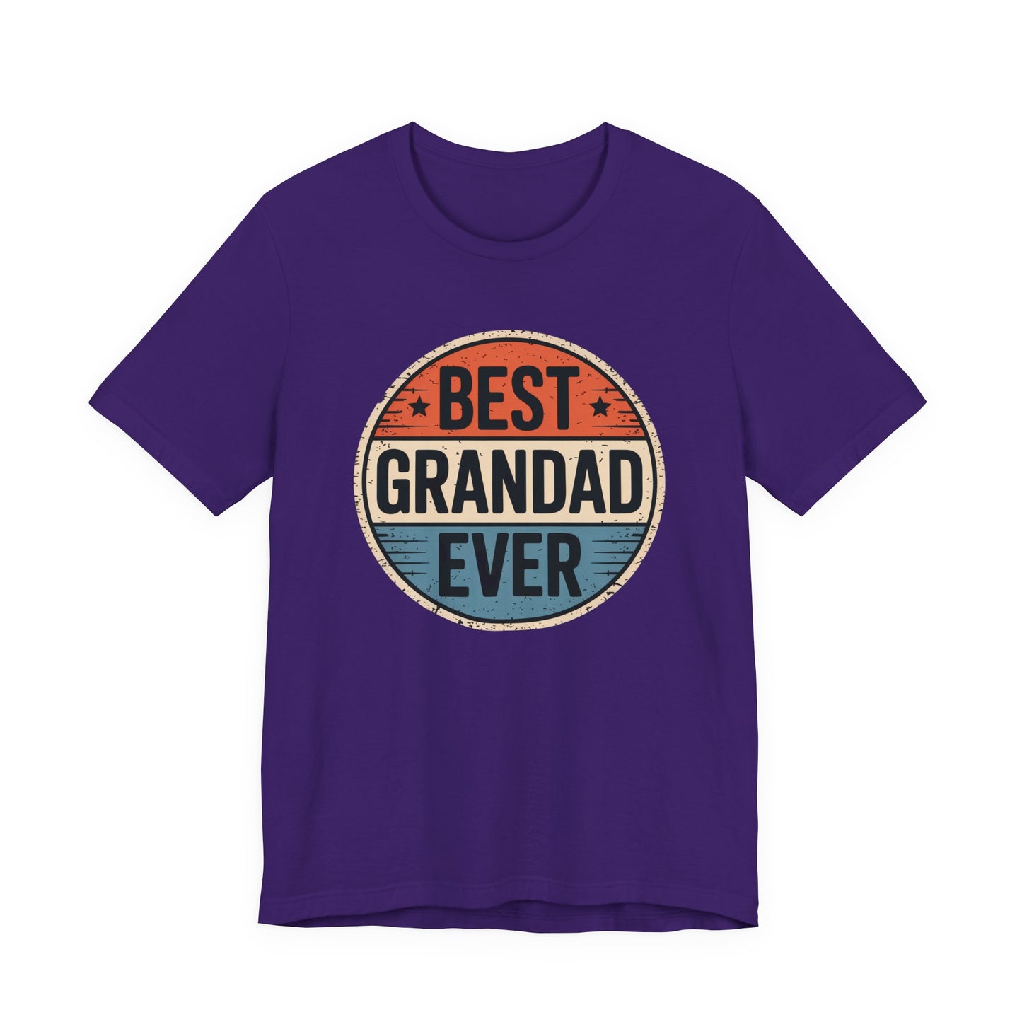 Best Grandad Ever Retro T-Shirt, Vintage Style Fathers Day Gift