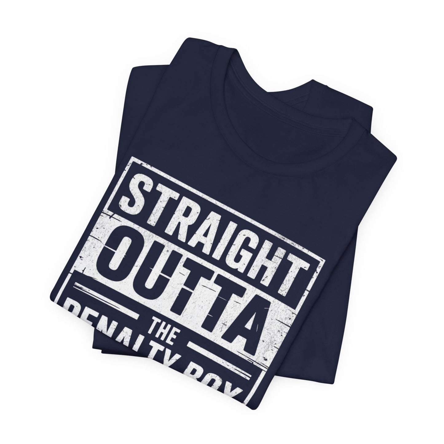 Straight Outta The Penalty Box Ice Hockey Shirt | Hockey Mask & Sticks Tee