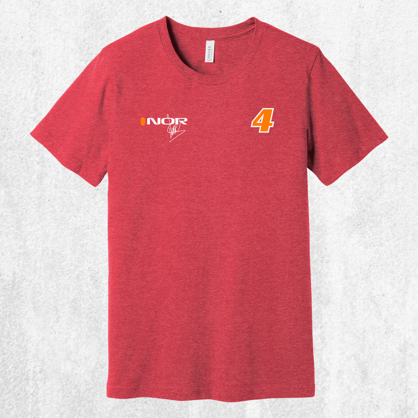 Lando Norris F1 Signature Tee — NOR #4 Race Fan T‑Shirt