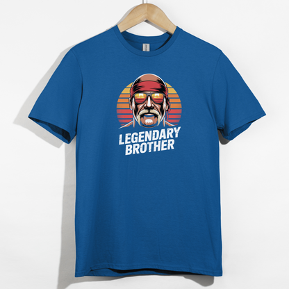 Legendary Brother T-Shirt | Funny Retro Wrestling Style Brother Gift | Birthday or Christmas Shirt for Sibling