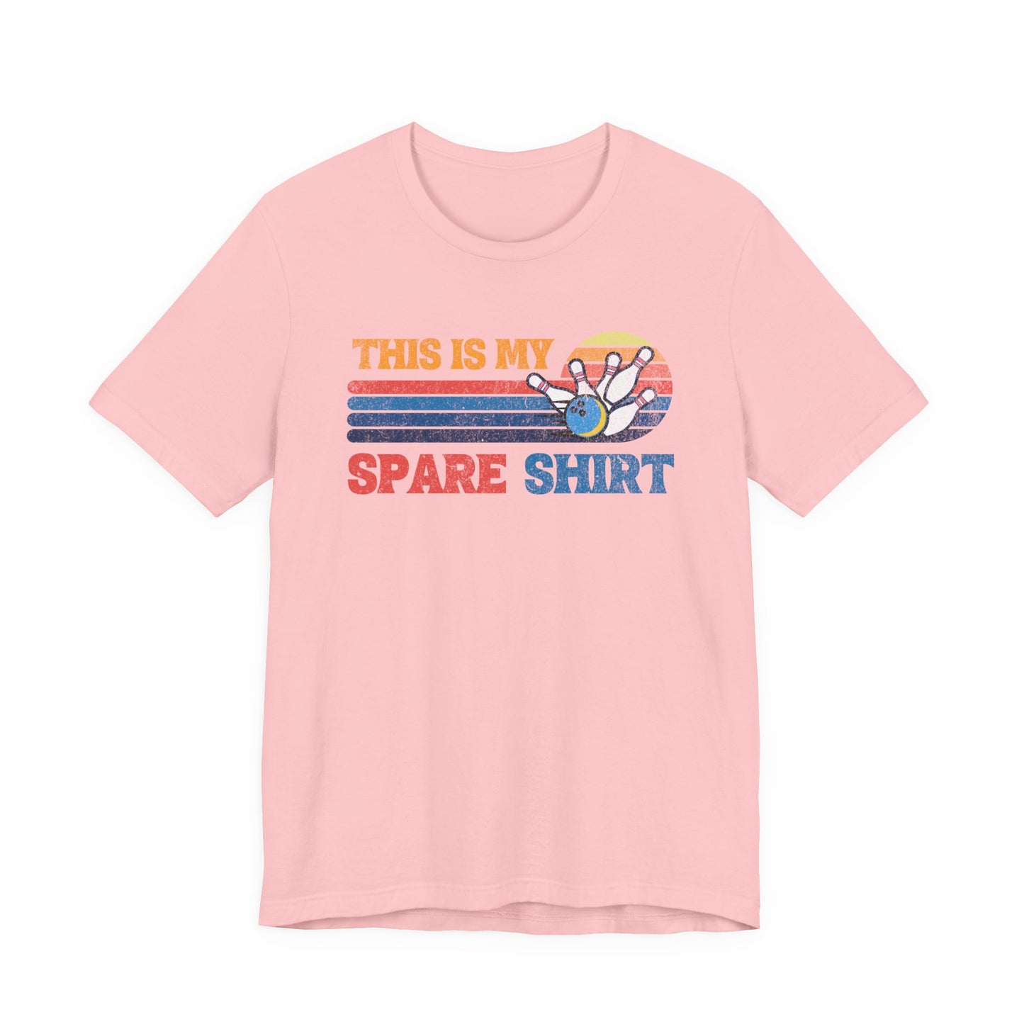 This Is My Spare Shirt Bowler Tee | Bowling Retro Logo