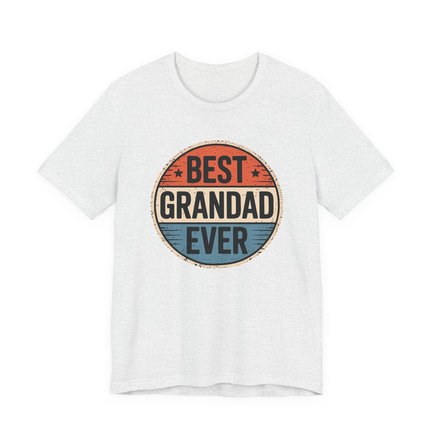 Best Grandad Ever Retro T-Shirt, Vintage Style Fathers Day Gift