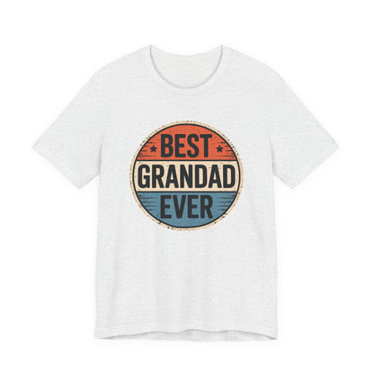 Best Grandad Ever Retro T-Shirt, Vintage Style Fathers Day Gift