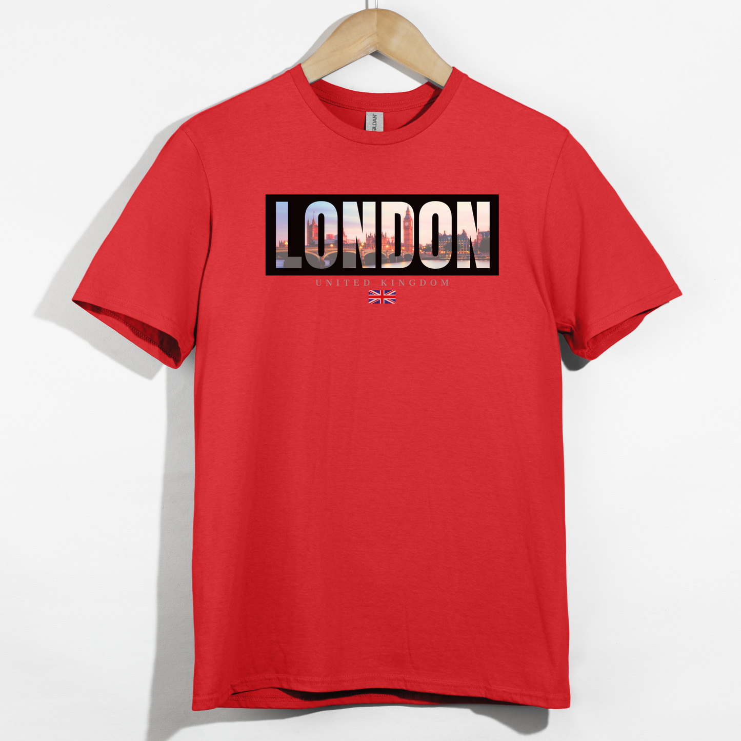 London Skyline Shirt: England Flag, London Travel Gift