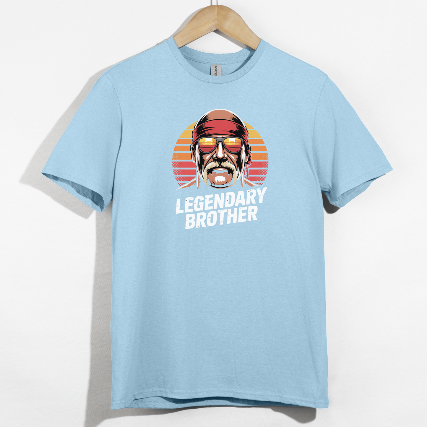 Legendary Brother T-Shirt | Funny Retro Wrestling Style Brother Gift | Birthday or Christmas Shirt for Sibling