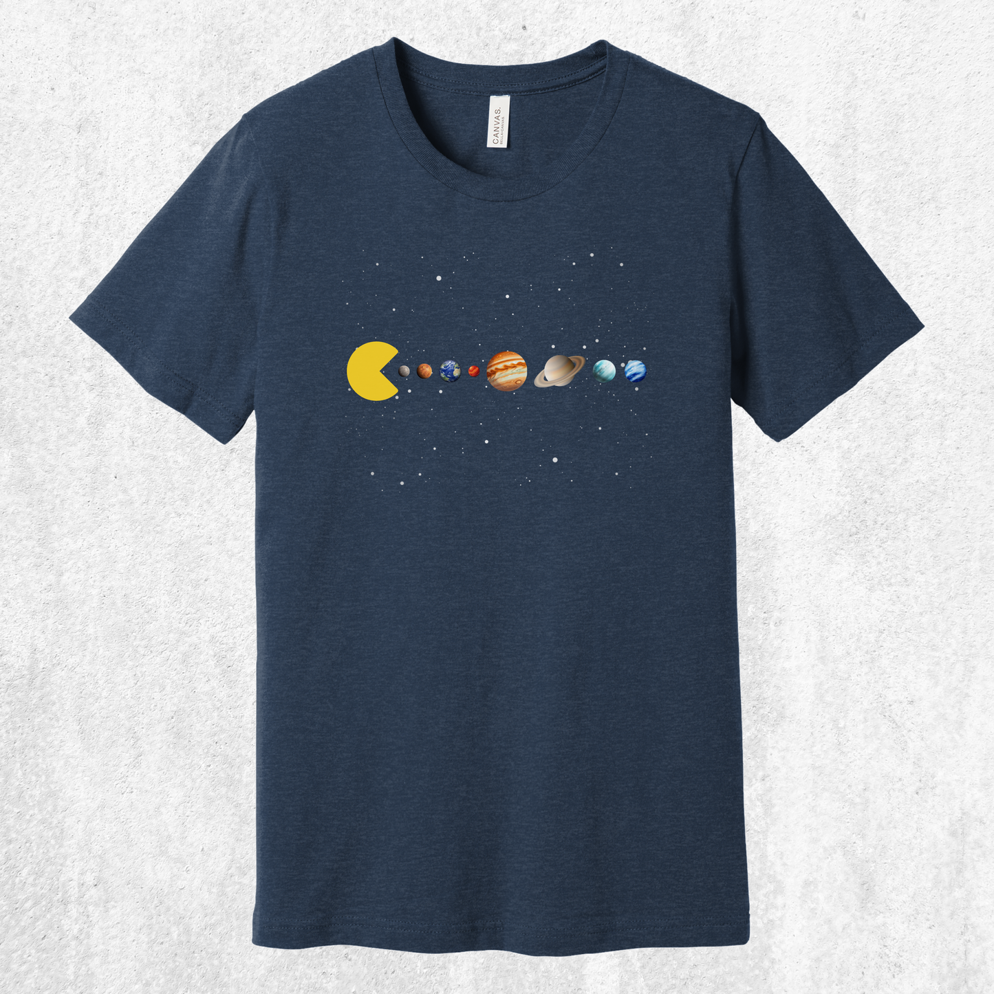Eating The Solar System Tee | Space Video Game Planets