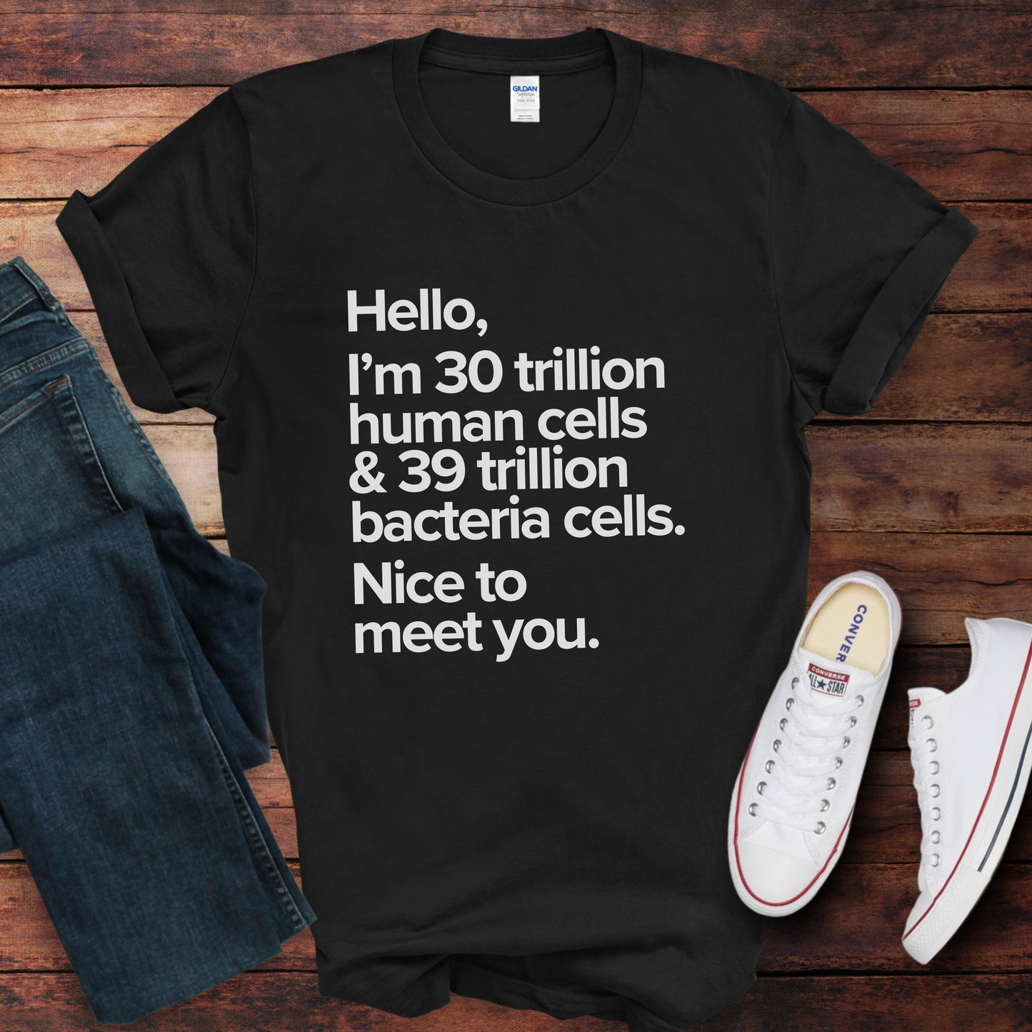 Science and Biology Themed T-Shirt, Gift for Science Teachers, Gift for Biology Teachers & Students