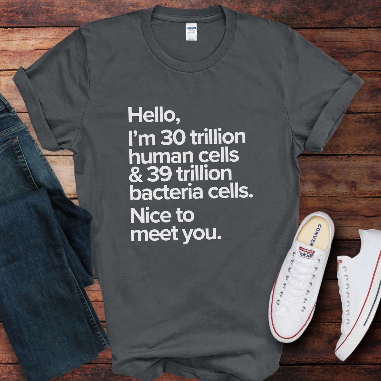 Science and Biology Themed T-Shirt, Gift for Science Teachers, Gift for Biology Teachers & Students