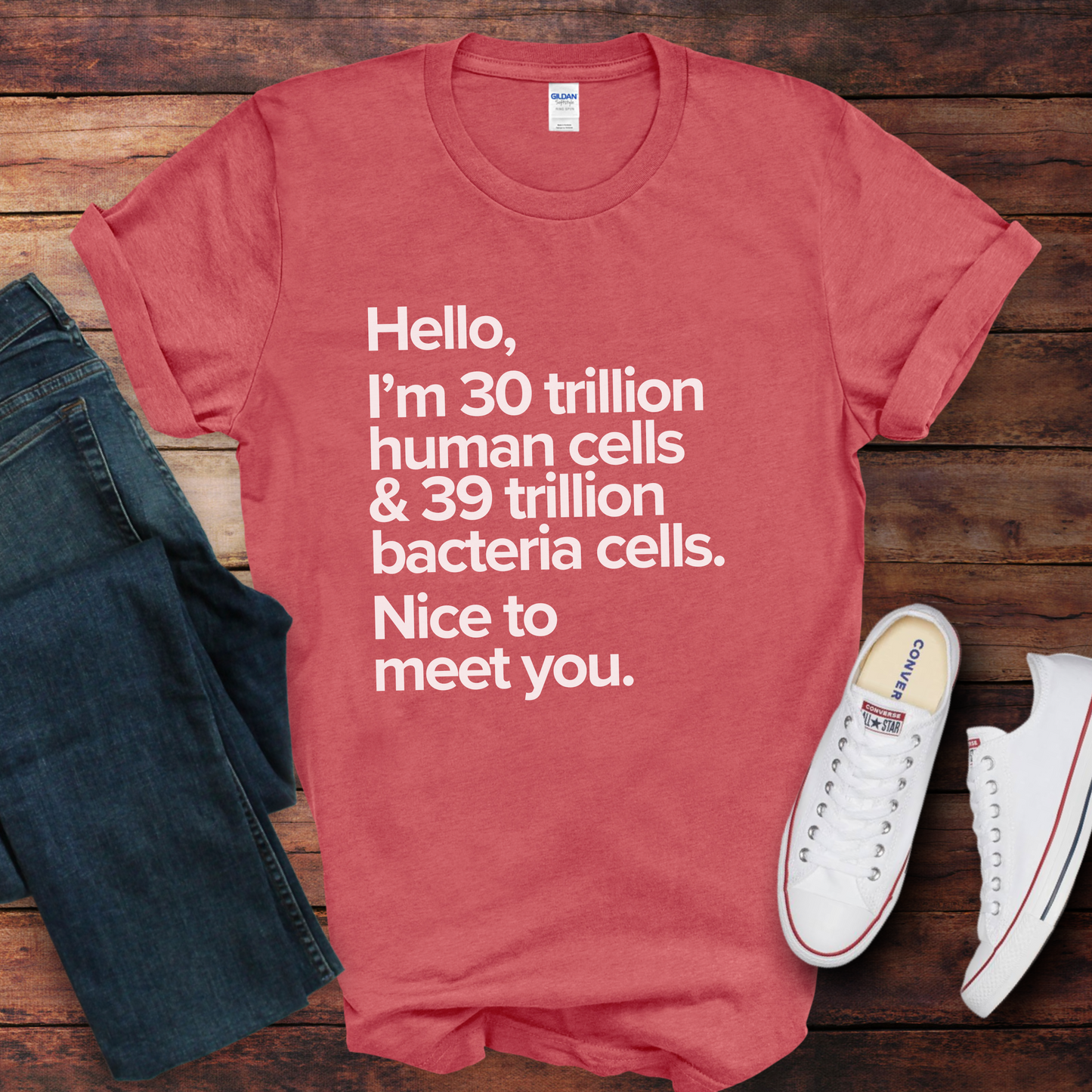 Science and Biology Themed T-Shirt, Gift for Science Teachers, Gift for Biology Teachers & Students