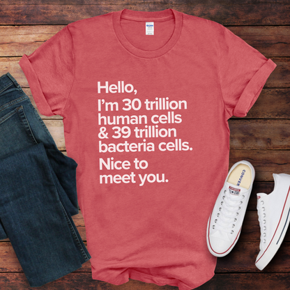 Science and Biology Themed T-Shirt, Gift for Science Teachers, Gift for Biology Teachers & Students