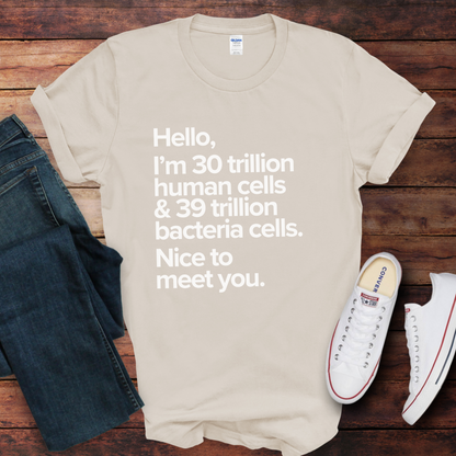 Science and Biology Themed T-Shirt, Gift for Science Teachers, Gift for Biology Teachers & Students