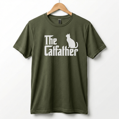The Catfather T-Shirt | Cat Silhouette Graphic Tee