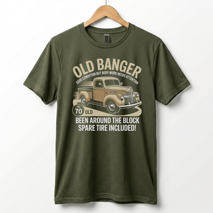 Old Banger Vintage Truck tee | 70 Been Around the Block T-Shirt