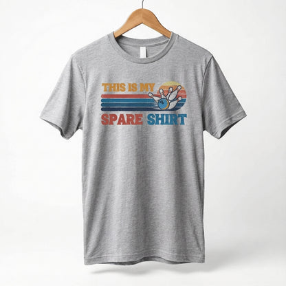 This Is My Spare Shirt Bowler Tee | Bowling Retro Logo